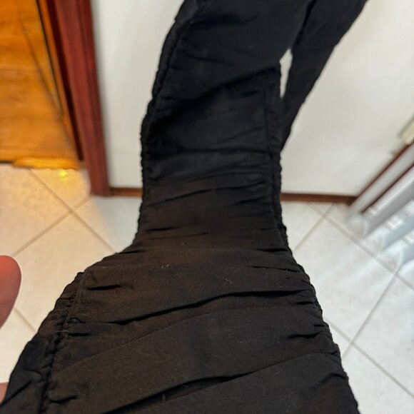 ZAM BARRETT Silk Layered Ruched "Cocoon" Jeans sz. 46 MSRP$450 - Picture 7 of 13